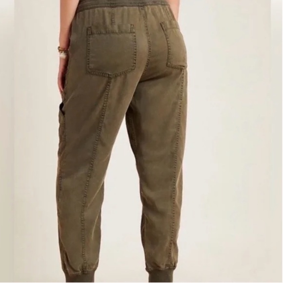 Anthropologie Women's Nomad Olive Green High Rise Jogger Drawstring Casual - Picture 11 of 15